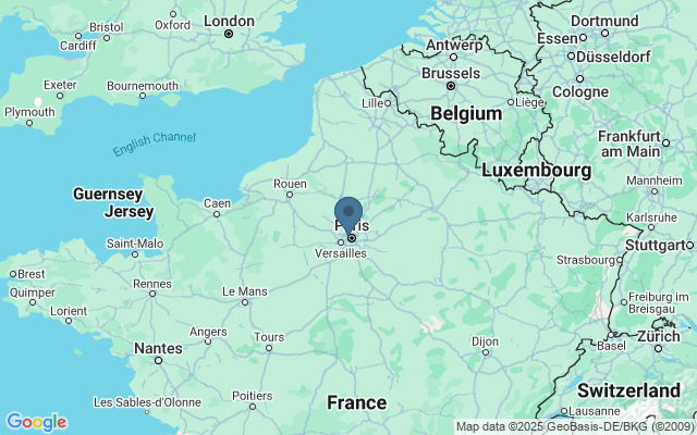 Kaart met locatie Arc de Triomphe